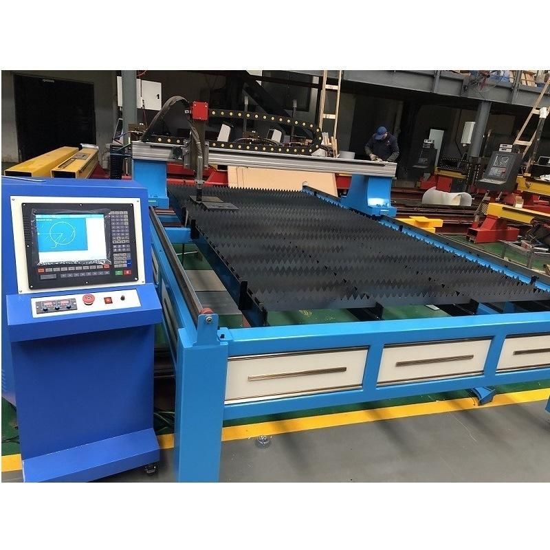 China Factory Direct Sell Desktop Metal Cutter Machinery Gas Plasma CNC Cutting Machine Cutting Metal Plates Effectively Different From Laser Cutting Machine