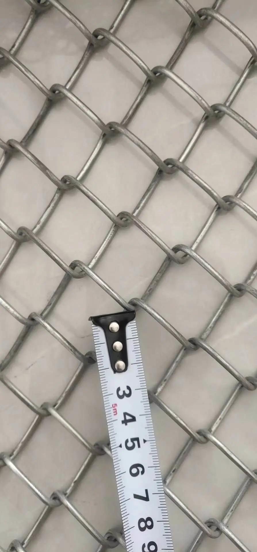 Used Galvanized Chain Link Fence Wire Mesh Fence for Sale