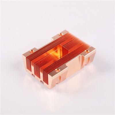Copper Skived Fin Heat Sink for Welding Equipment and Svg and Power and Apf and Inverter and Electronics