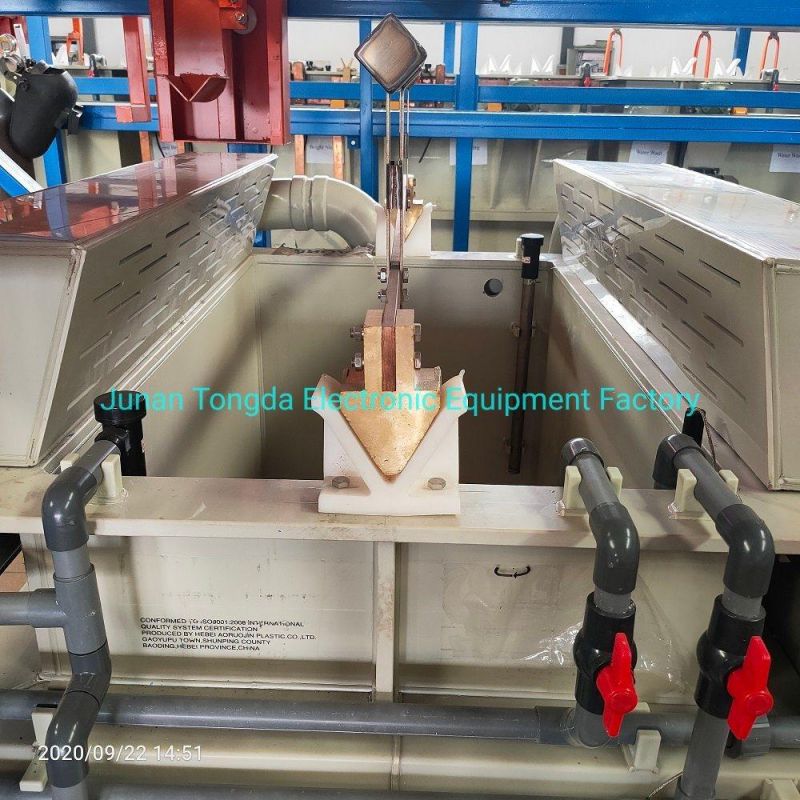 Customized Automatic Electroplating Machine for Anodizing Aluminum / Anodizing Plant