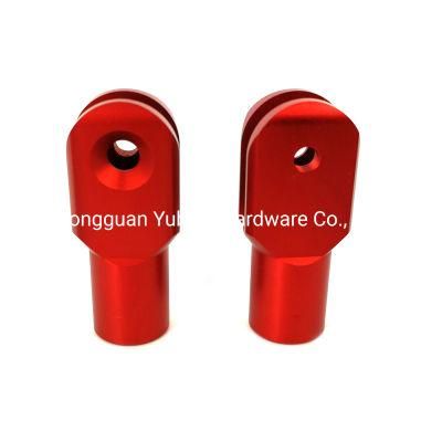 Red Anodized CNC Aluminum 7075 Milling Machine Part for Tent