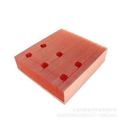 Copper Skived Fin Heat Sink for Power and Inverter and Svg and Apf and Electronics and Welding Equipment