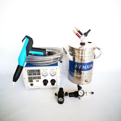 Wanxin Latest Powder Coating System with Powder Gun and Small Powder Hopper