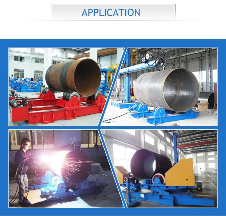 Polyurethane Rubber Wheel Motorized Wind Tower Rotator