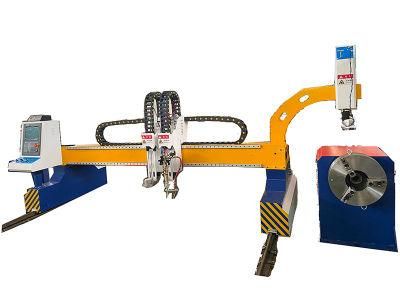 CNC Plasma Cutting Machinery Manufacturer Factory Industrial Model Heavy Gantry Tube Sheet Dual-Use