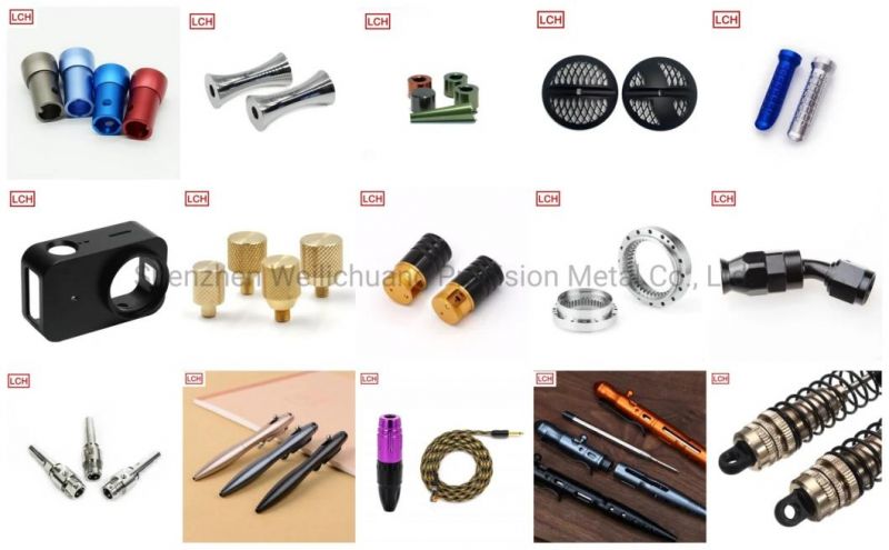 CNC Lathe Tactical Aluminum Pen Part Precision Turned Lathe Parts