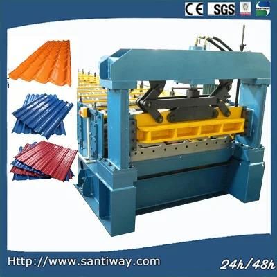 Glazing Stamping Roof Tile Cold Roll Forming Machine