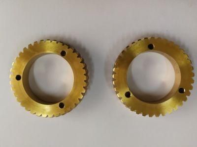 Customized Brass Transmission Toothed Gear Wheel Set for Gear Box