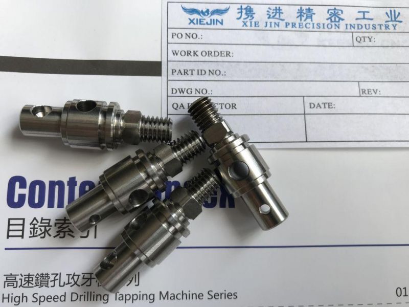 High Precision Turning CNC Machining Components in Stainless Steel/Aluminum
