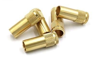 Custom High Precision Brass Knurl Parts CNC Machining Parts