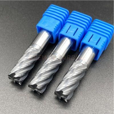 Gw Carbide - Customized Inch Size 7/16 Solid Carbide End Mill with 6 Flutes for Cutting Steel