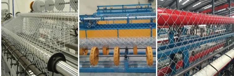 High Speed Full Automatic Galvanized Diamond Mesh Chain Link Fence Machine Price