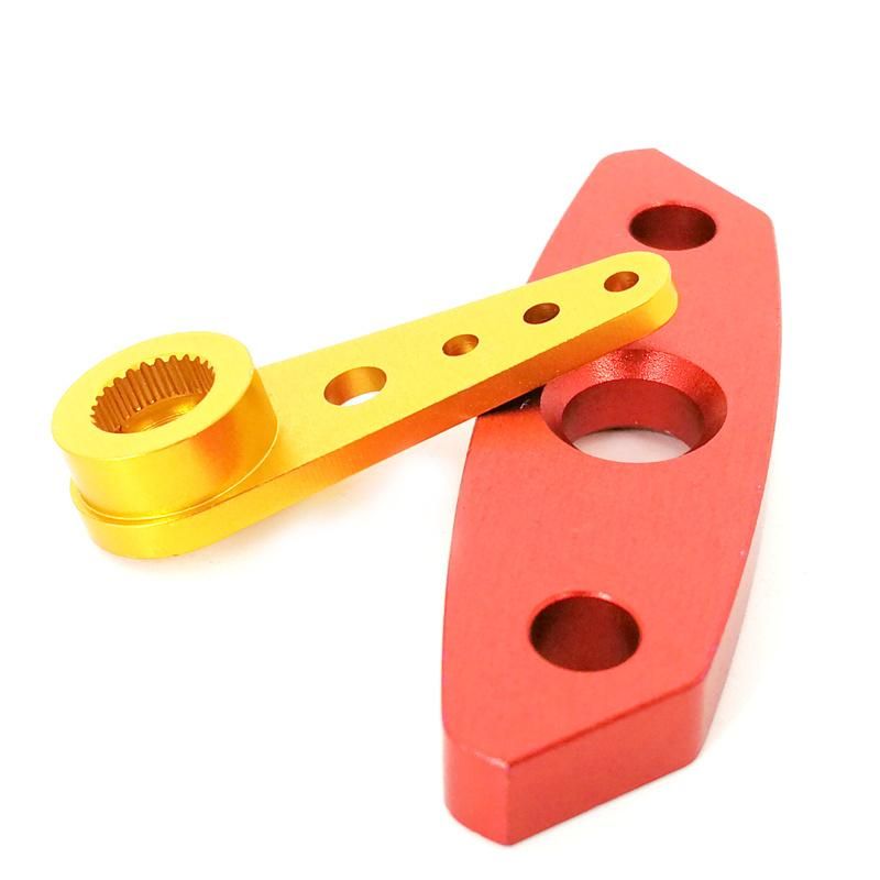 Red Anodized CNC Aluminum 7075 Milling Machine Part for Tent