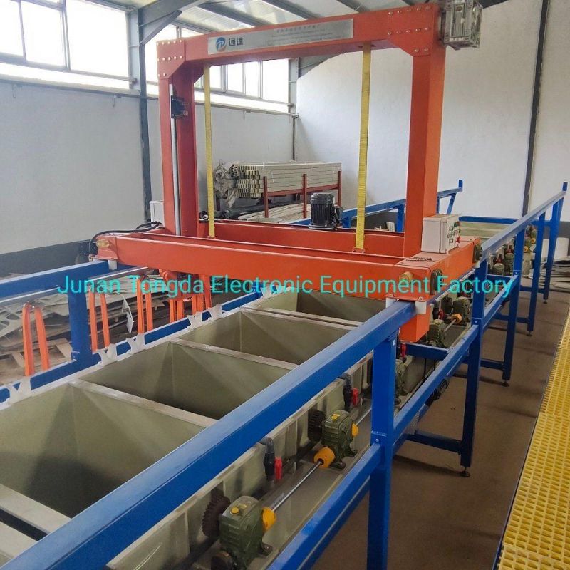 Automatic Crane Type Metal Plating Machine Electroplating Line for Zinc Nickel Chrome Plating