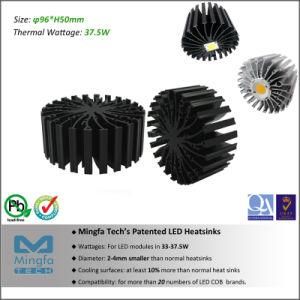 Aluminum Extrusion Star LED Heat Sink Etraled-Tri-9650 for Trodonic Modular Passive Dia. 96mm