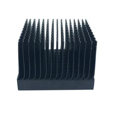 High Power Dense Fin Aluminum Heat Sink for Welding Equipment and Radio Communications and Svg and Inverter and Apf and Electronics and Power