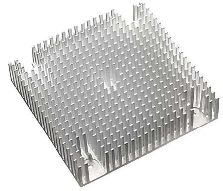 Cold Forging/Extruded/Die Cast Thermal Solution Industry Aluminum Heat Sinks with CNC Milling Surface Anodizing