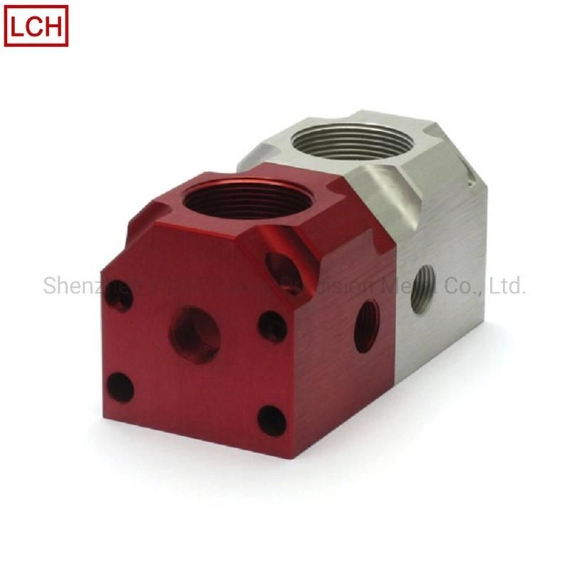 Custom Aluminum Sleeve Parts CNC Milling Machining Color Anodized