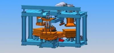 Three Station Cold Box Core Machine