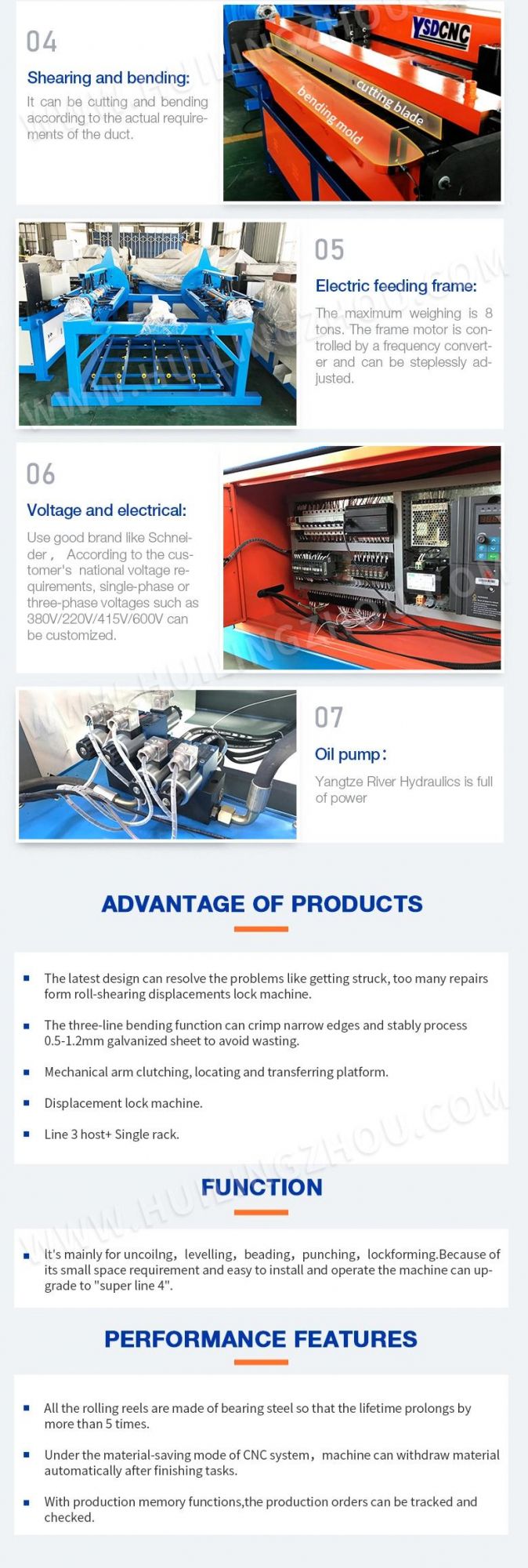 Air Conditioning HVAC Duct Forming Machine Auto Duct Line 3, Rectangular Air Pipe Forming Line