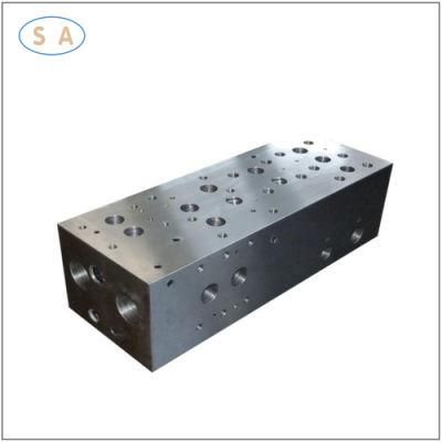 OEM Aluminum CNC Machining/Machined/Machinery Hydraulic Manifold Valve Block