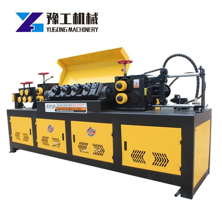 Ribbed Round Rebar Steel Bar Straightener and Cutter Manufacturer Steel Wire Straightening and Cutting Machine