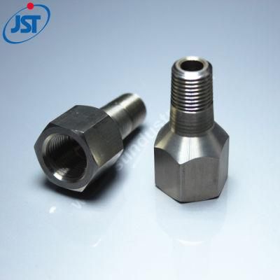 316ti Ss Stainless Steel Hex Male Threaded Water Pipe Nipple Fitting