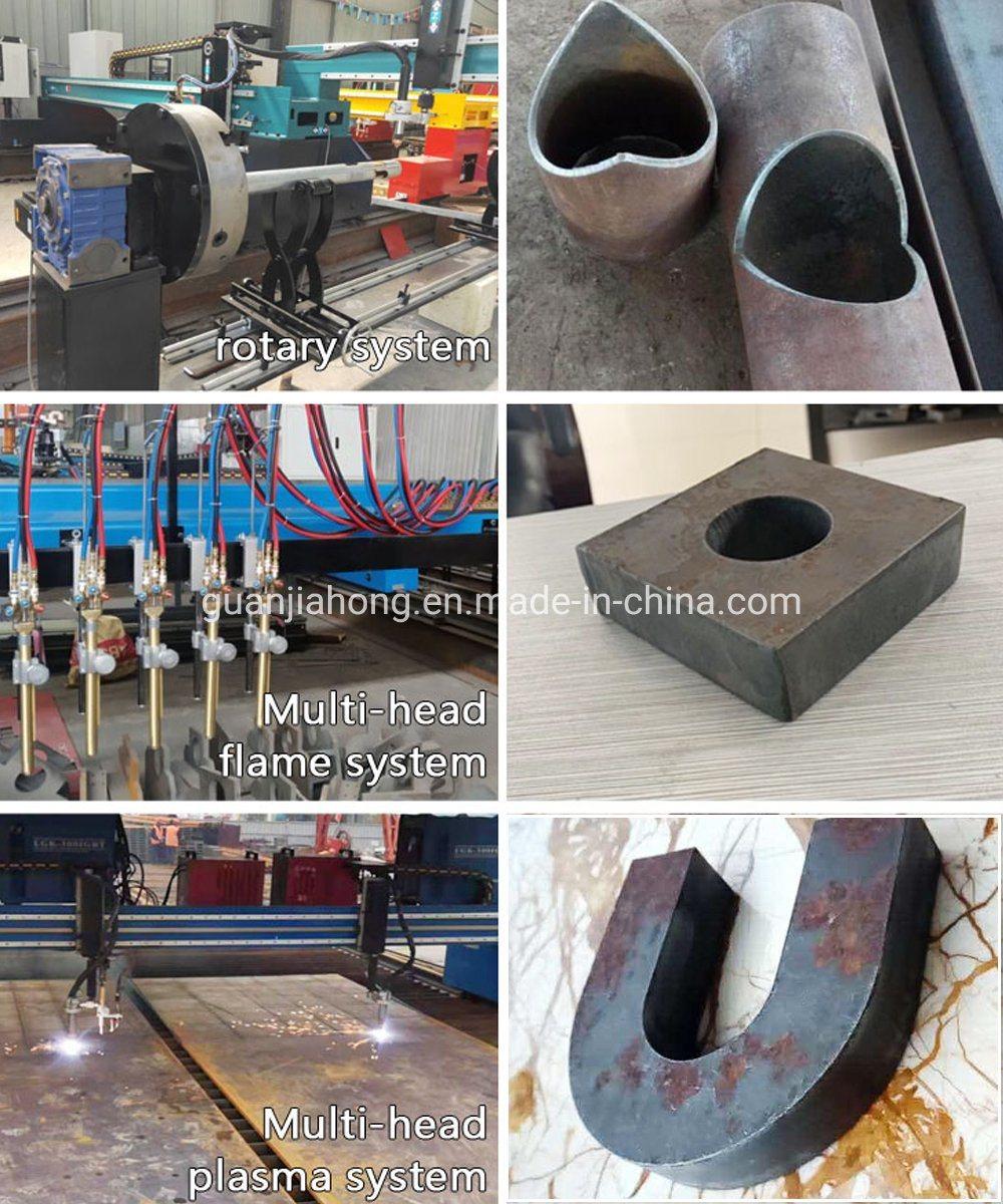 Heavy Duty Gantry Type Plasma Cutting Machine for Metal Carbon Steel Ms Ss Cutting