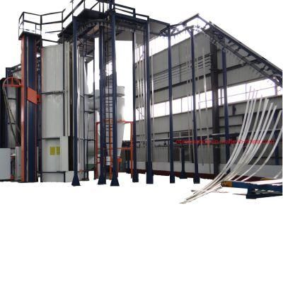 Industrial Automatic Powder Coating Line for Aluminium Profiles