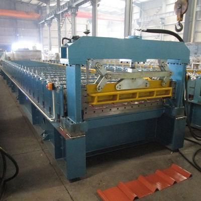 2021 Color Steel Coils Galvanized Steel Trapezoidal Metal Roofing Sheet Forming Machine Design Manufacture