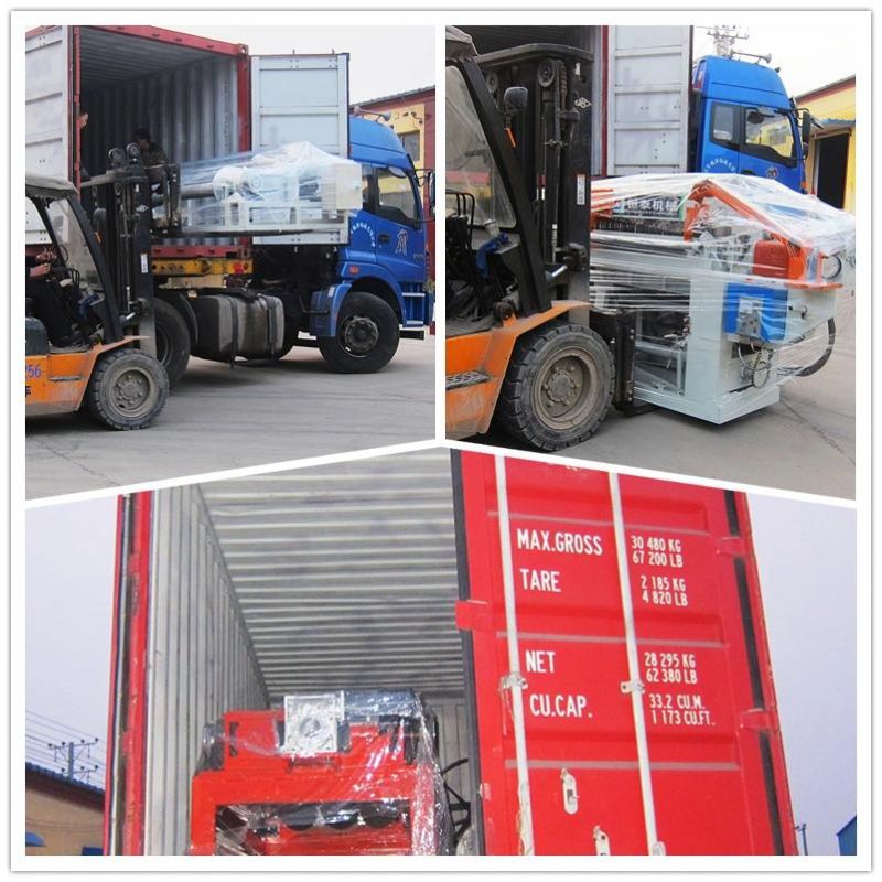 Rubber Shaft Welded Wire Mesh Making Machine in Roll