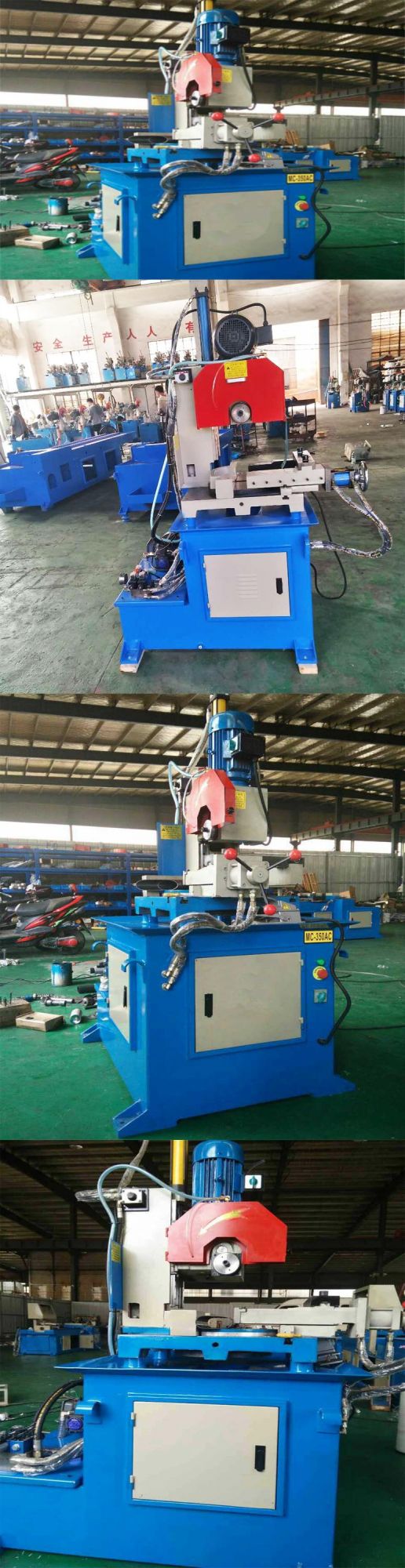 Round Copper Semi-Automatic Hydraulic315 Pipe Cutter Machine