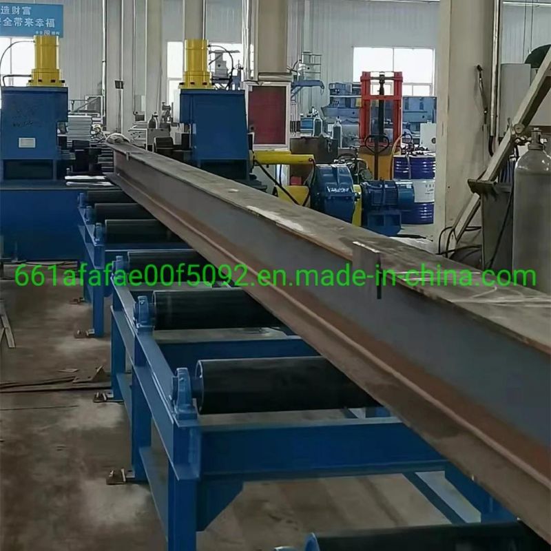 80mm Flange Thickness Straightener Machine for H Beam I Beam Production