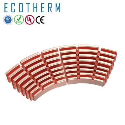 Customized Copper Folded Fin Heatsink for Various Shapes