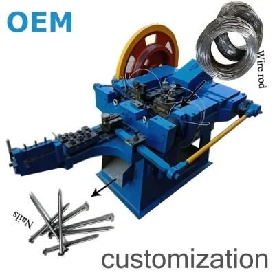 OEM Customization Automatic Roofing Nail Making Machine Wire Steel Iron Nail Machine