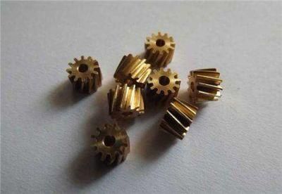 China Supplier CNC Brass Spiral Worm Gear for Electric Facility