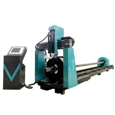 High Precision Ca-P6000 8000 CNC Plasma Cutting Machine for Square Pipe Cutting
