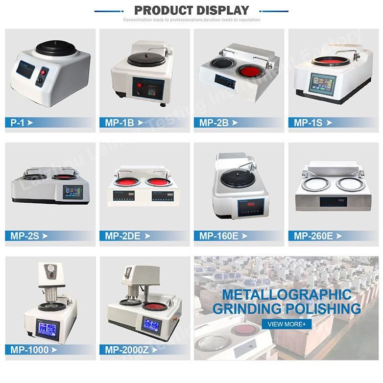 Single Disc Automatic Metallographic Sample Grinding & Polishing Equipments for Lab Specimen Polish