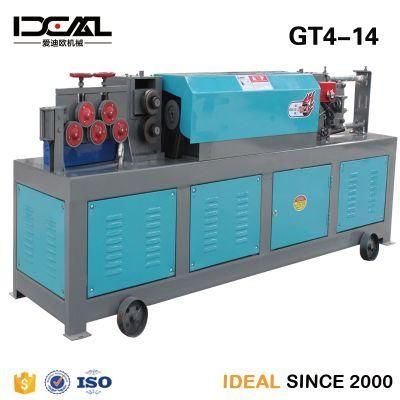 4-14mm Three Motor 45m Per Minute Straightener and Cutter Top Quality Reinforcement Bar Straightening Machine