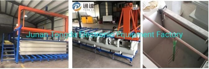 Tongda11 Zinc Plating Machining / Nickel Electroplating / Barrel Type Plating Line