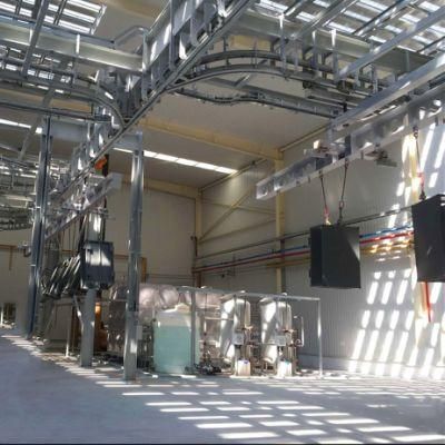 15 T Steel Cathode Electrophoretic Painting Equipment DIP Coating Line