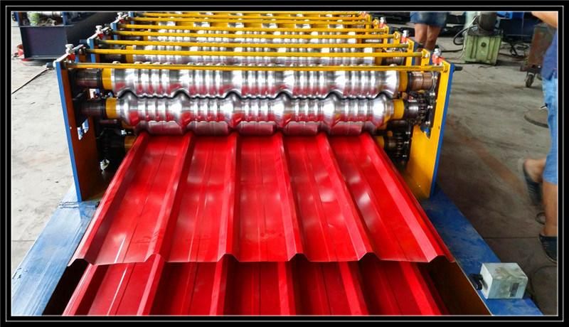 Dx Steel Glazed Roof Tile Roof Panel Roll Forming Machine