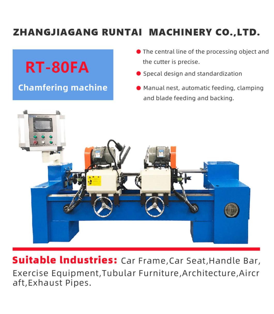 Rt80fa Automatic Bolt Beveling Pipe Precision Chamfering Machine