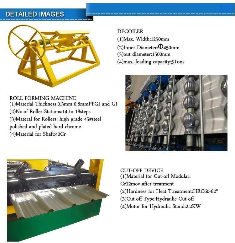 Hydraulic Press Galvanized Steel Floor Metal Deck Sheet Machine Yx51-750