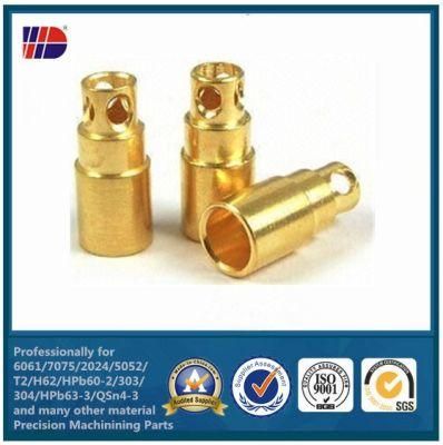 Precise Lathe Electronic Component Metal Machining Brass Part