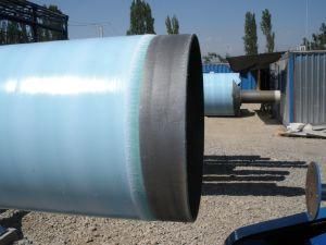 3PE Steel Pipe Anti Rust Shot Blasting Coating Production Line