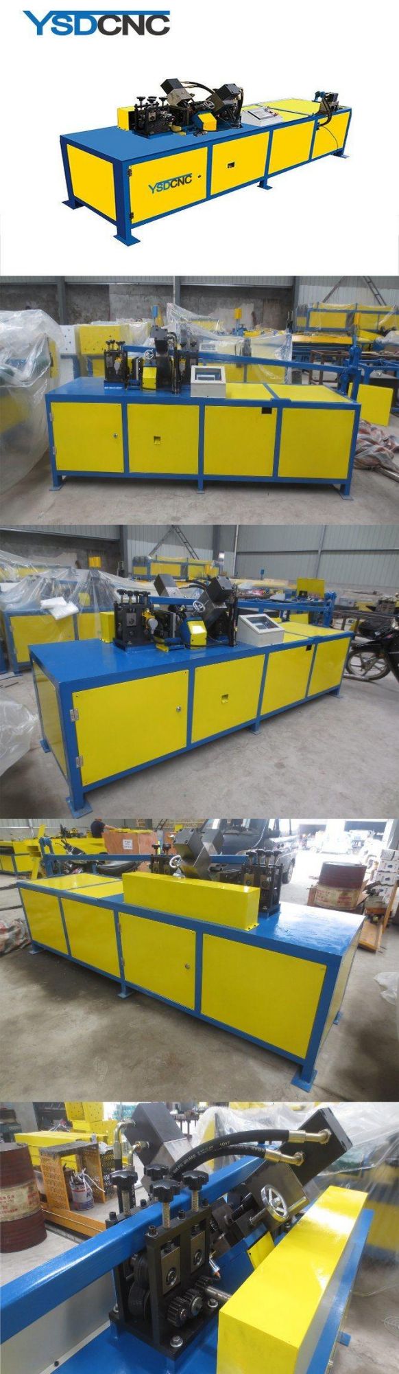 China Ysdcnc Angle Steel Flange Fabrication Line Machine