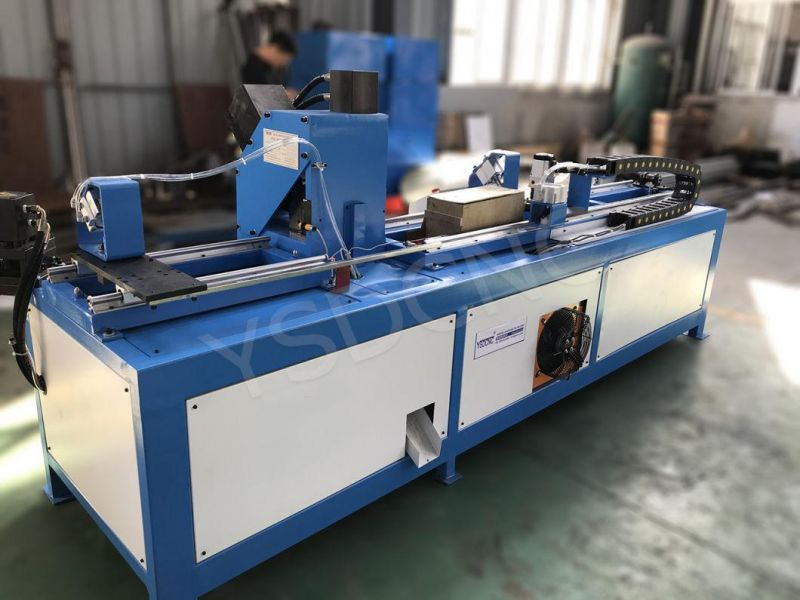 HVAC Duct Angle Steel Oval Bolts Hole Punching Machine / Corner Shearing Machine