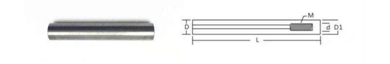 Anti-Vibration Solid Carbide Boring Bar Cylindrical Extension Shank