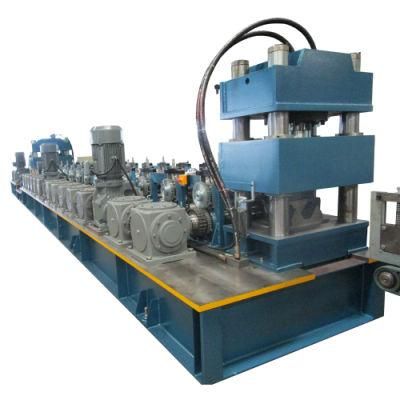 W Profile Making Machine /2 Wave Highway Guardrail Roll Forming Machine